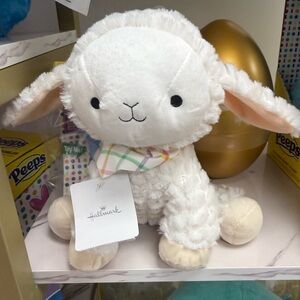 NWT Hallmark White Plush Lamb Toy collectible